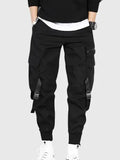 Black Op Buckle Pants